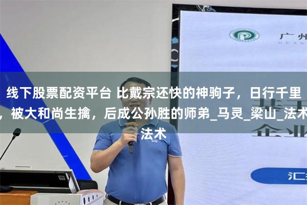 线下股票配资平台 比戴宗还快的神驹子，日行千里，被大和尚生擒，后成公孙胜的师弟_马灵_梁山_法术