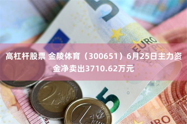 高杠杆股票 金陵体育（300651）6月25日主力资金净卖出3710.62万元