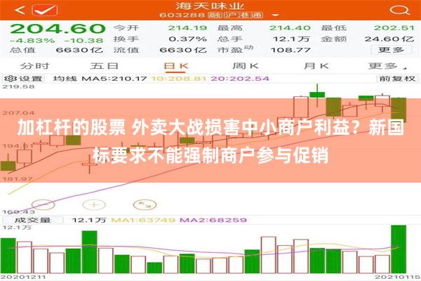加杠杆的股票 外卖大战损害中小商户利益？新国标要求不能强制商户参与促销