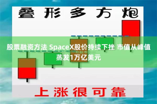 股票融资方法 SpaceX股价持续下挫 市值从峰值蒸发1万亿美元