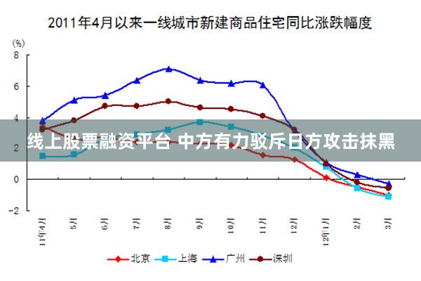 线上股票融资平台 中方有力驳斥日方攻击抹黑