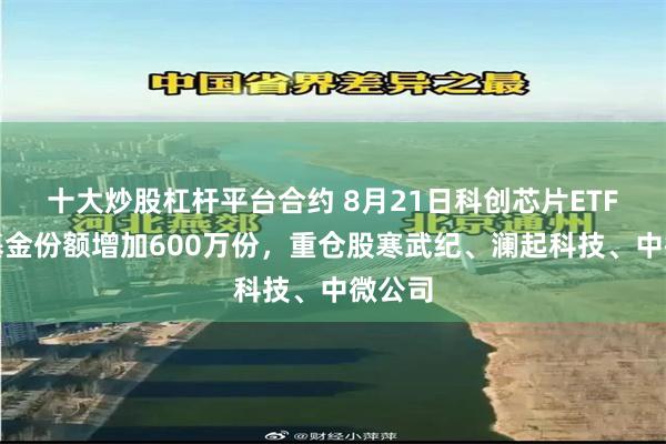 十大炒股杠杆平台合约 8月21日科创芯片ETF国泰基金份额增加600万份，重仓股寒武纪、澜起科技、中微公司