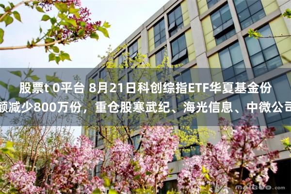股票t 0平台 8月21日科创综指ETF华夏基金份额减少800万份，重仓股寒武纪、海光信息、中微公司