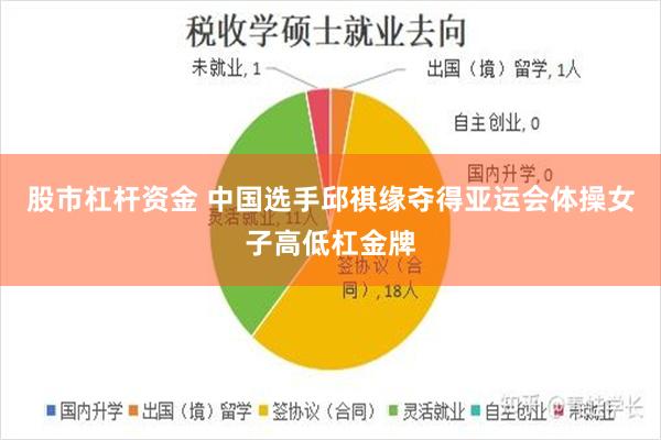 股市杠杆资金 中国选手邱祺缘夺得亚运会体操女子高低杠金牌