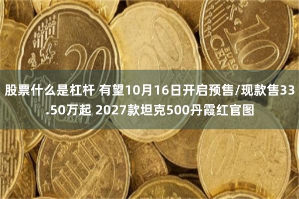 股票什么是杠杆 有望10月16日开启预售/现款售33.50万起 2027款坦克500丹霞红官图